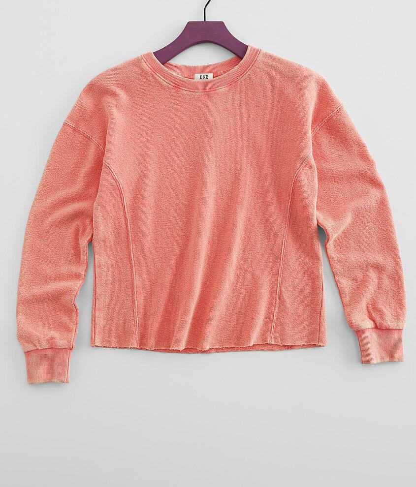 Girls - BKE Washed Knit Pullover front view