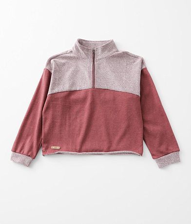 BKE Girls - Reverse French Terry Pullover front view