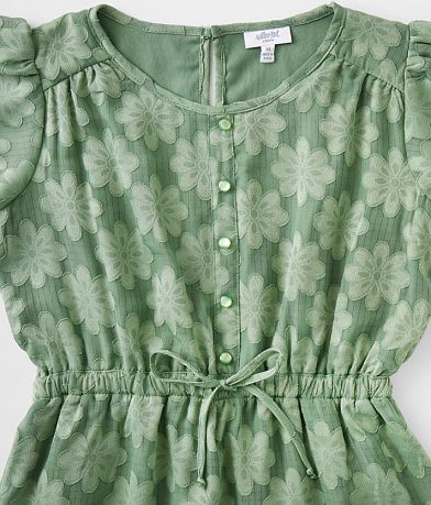 Willow &amp; Root Girls - Floral Lace Overlay Dress misc detail 1 view