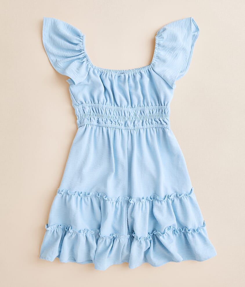 Girls - Flowy Tiered Mini Dress