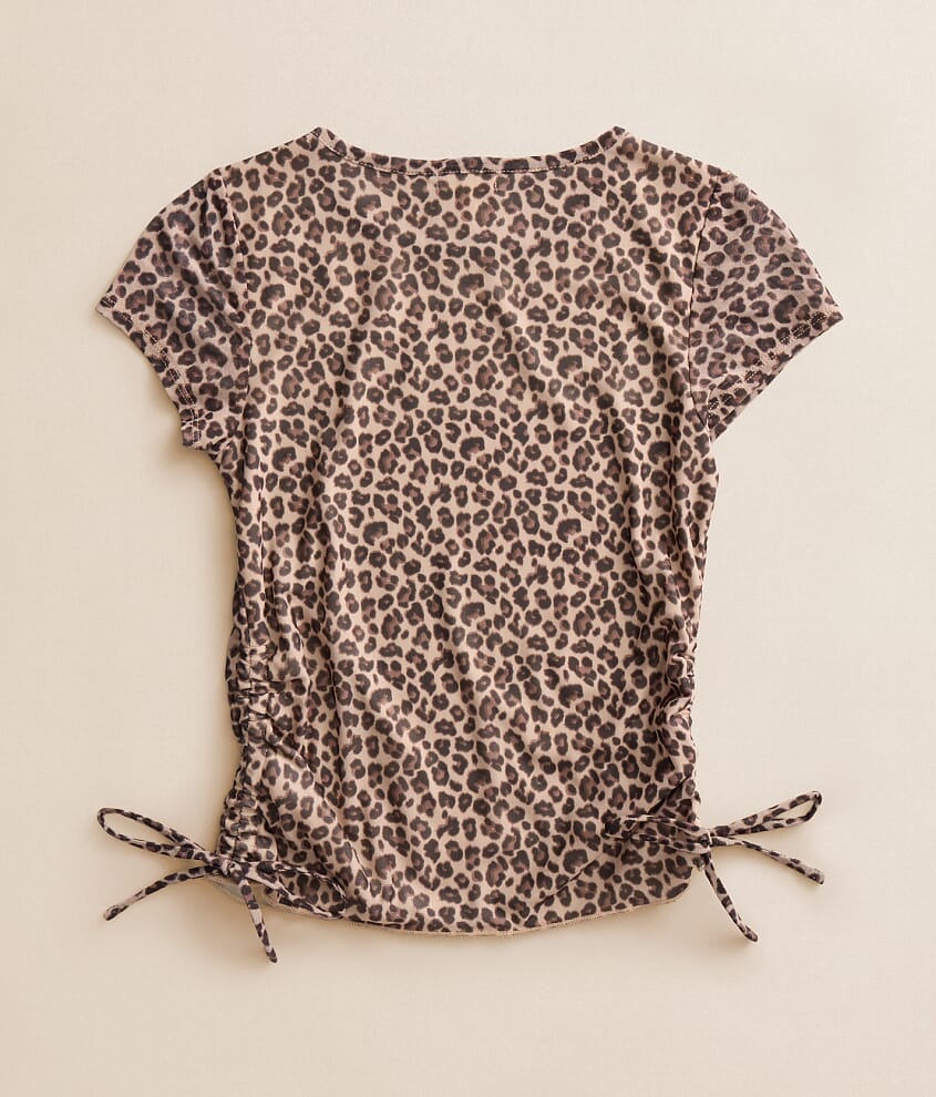 Girls - Cheetah Mesh Top