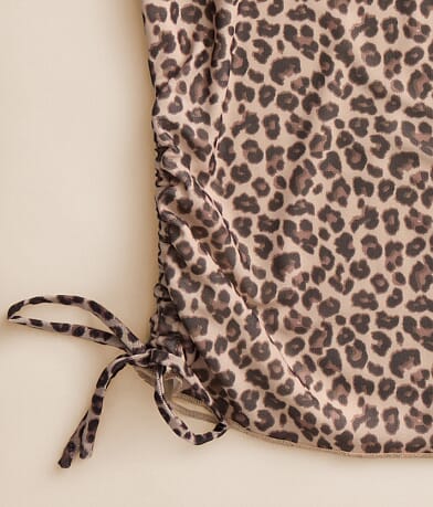 Girls - Cheetah Mesh Top thumbnail 3