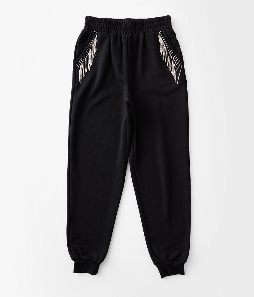 Roots Women’s Black Track Pants / Various Sizes