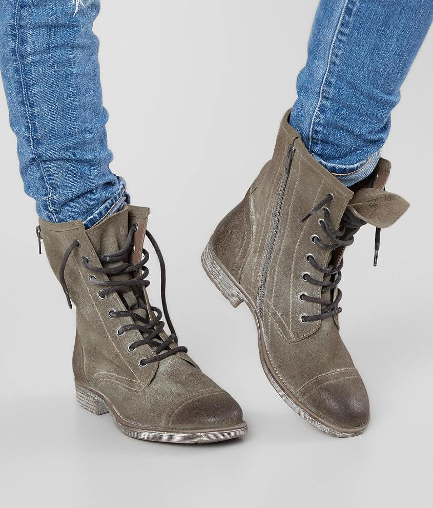 Roan by Bed Stu Affair Leather Combat Boot front view