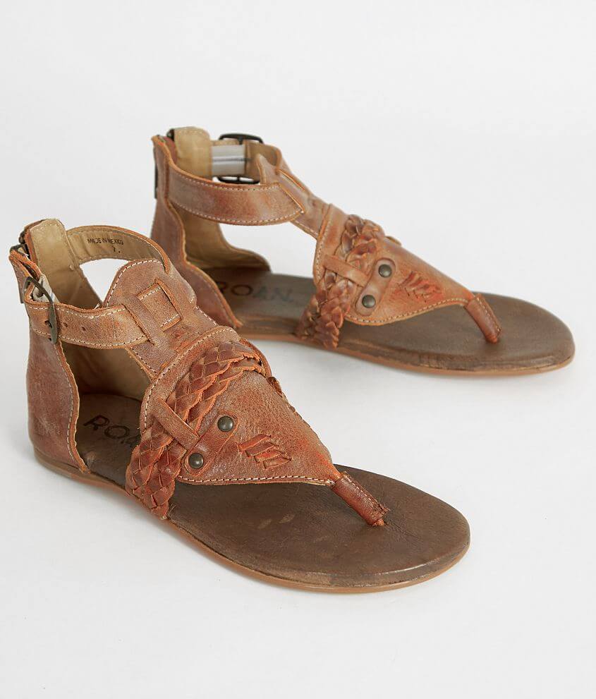 Roan Clover Sandal Women's Shoes in Rodeo Tan Buckle