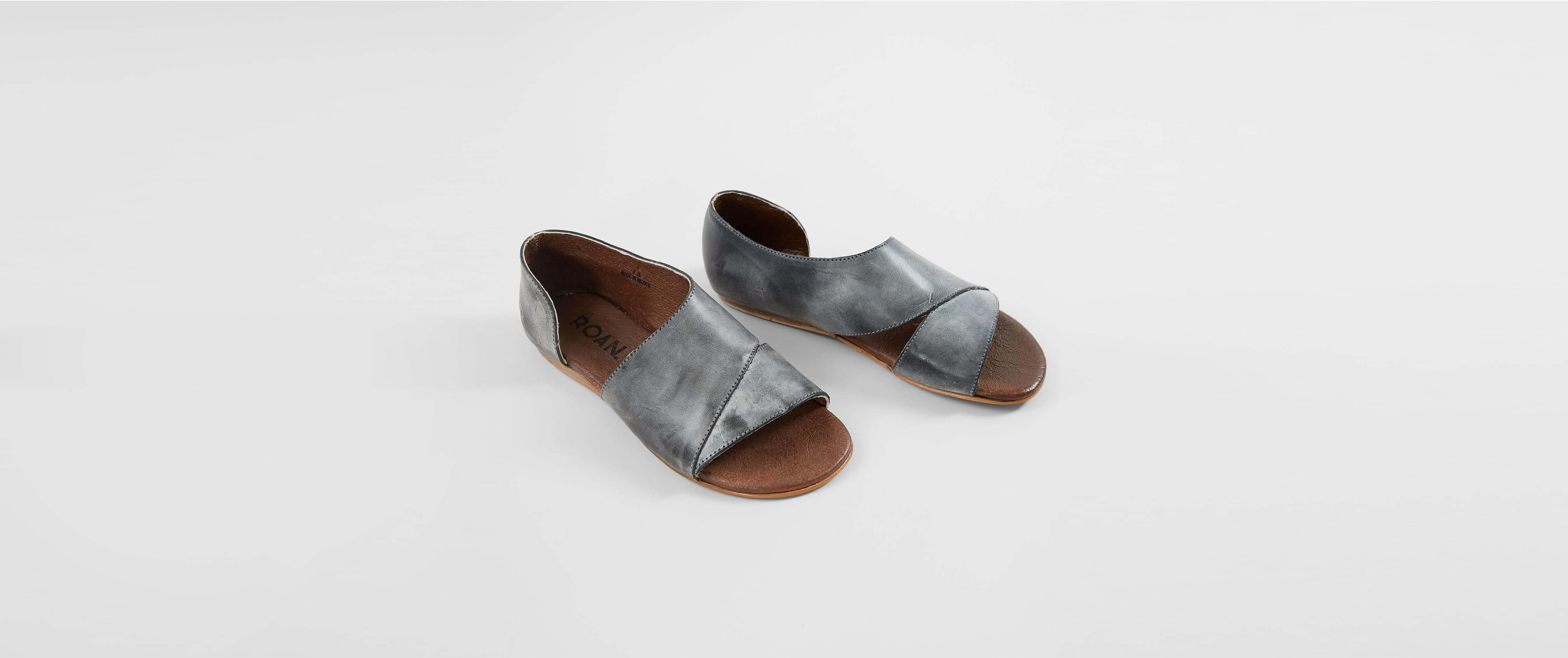 roan leather sandals