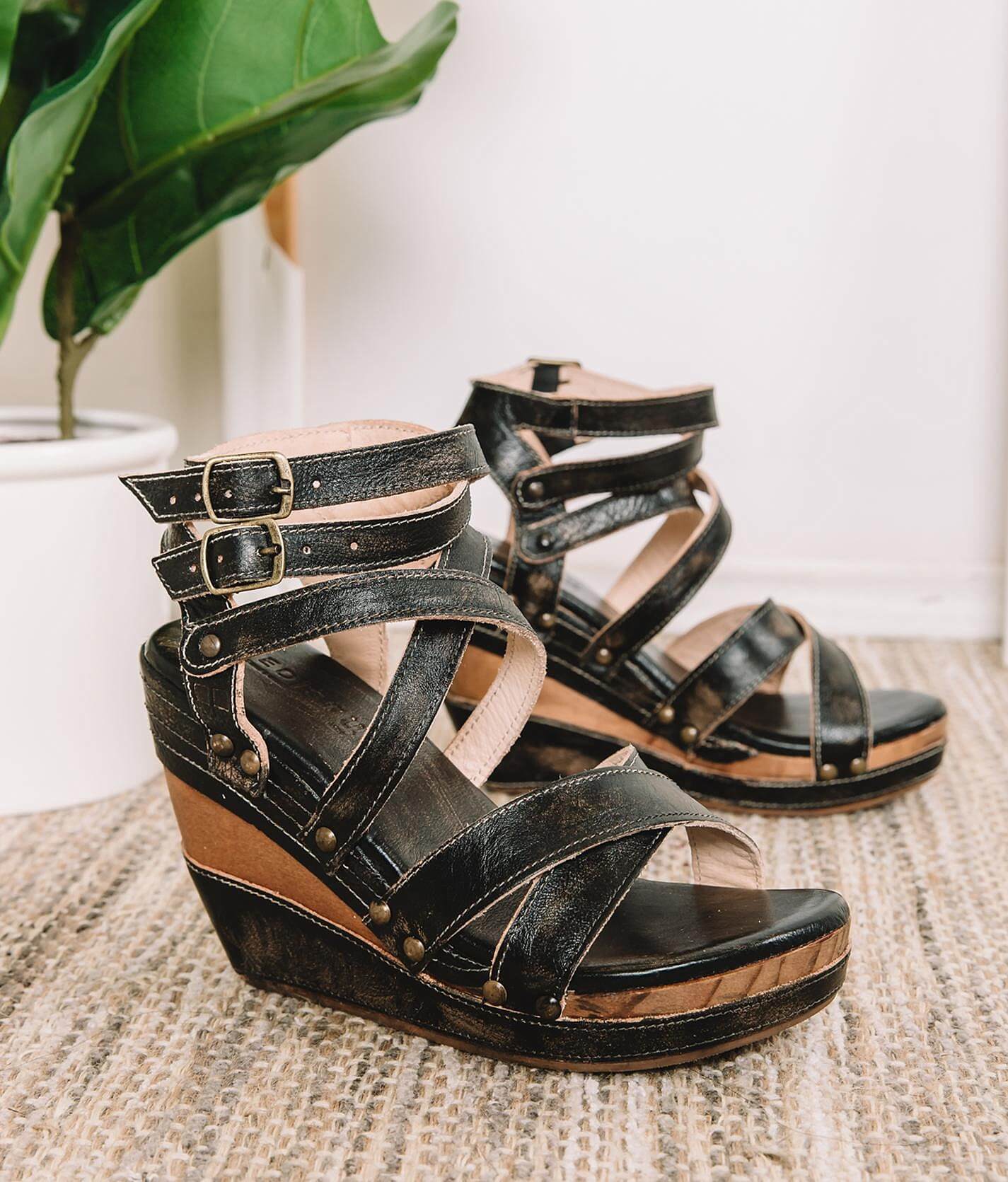 bed stu wedge sandals