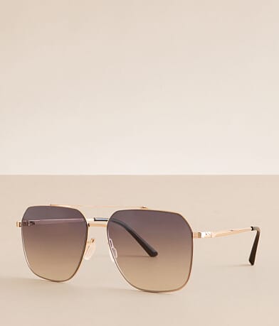 BKE Geo Aviator Sunglasses front view