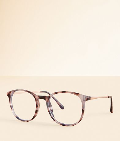 BKE Round Blue Light Glasses front view