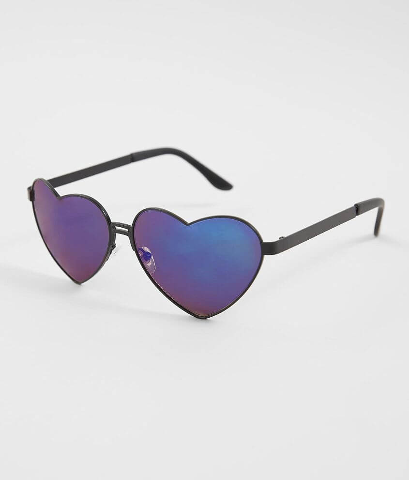 BKE Heart Sunglasses front view