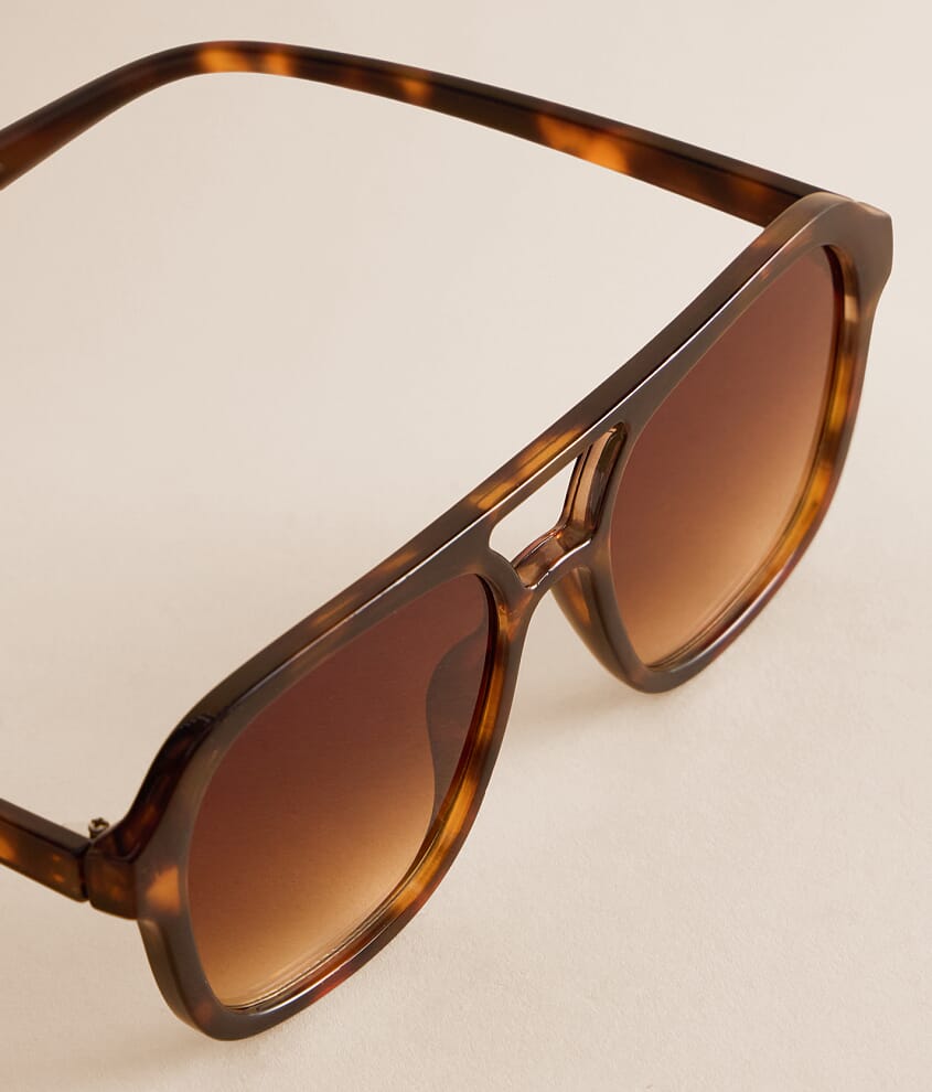 Tort Aviator Sunglasses - thumbnail 3