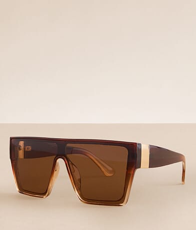 BKE Gradient Shield Sunglasses front view