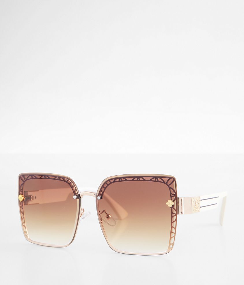 BKE Oversized Square Sunglasses front view