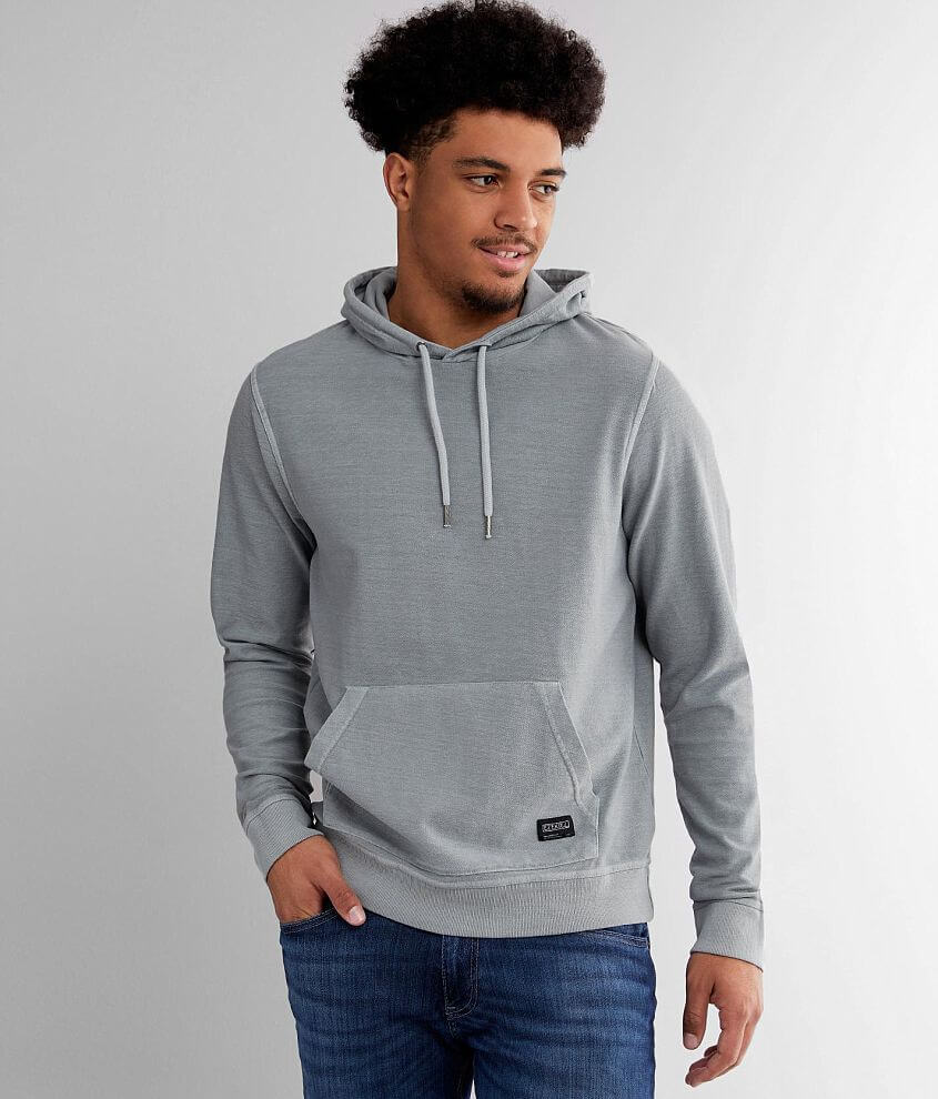 Ezekiel Riptide Hooded Pullover Men s Sweatshirts in Light Grey Buckle