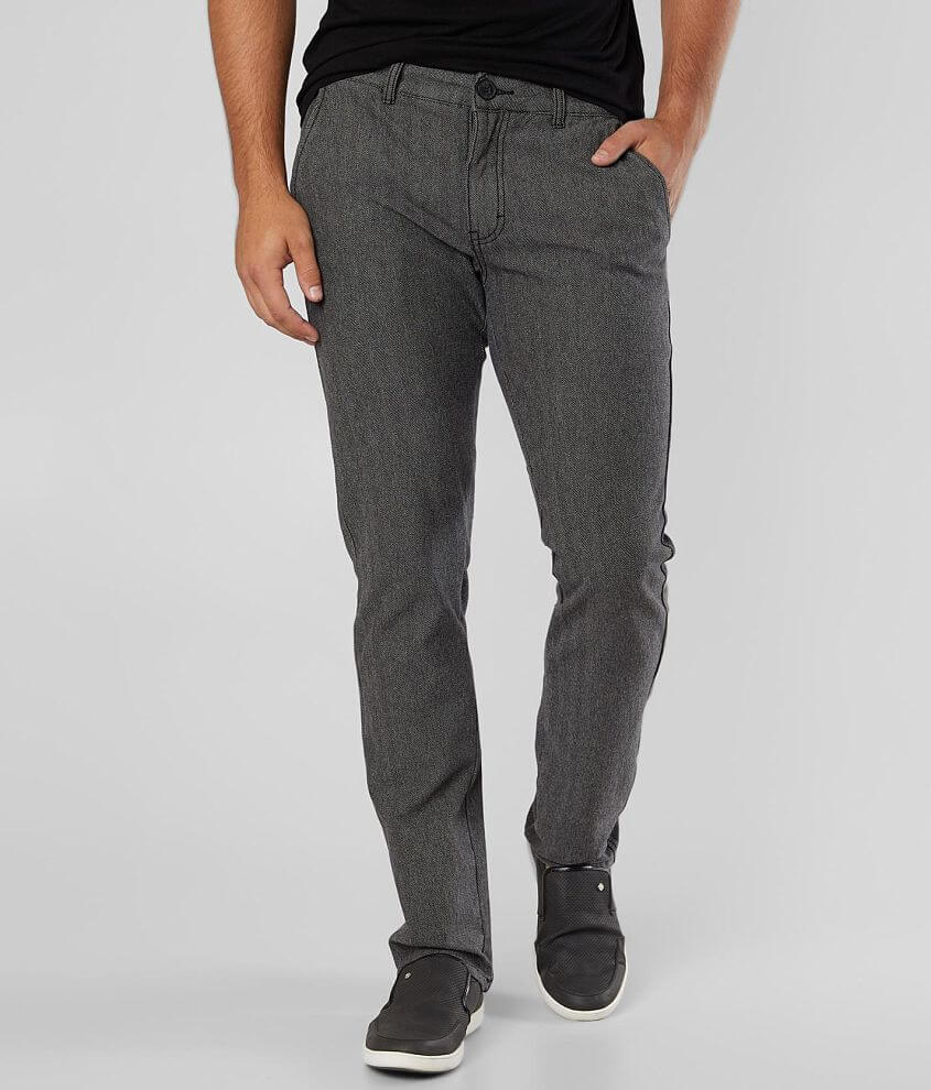 Ezekiel Herringbone Pant - Men's Pants in Black | Buckle