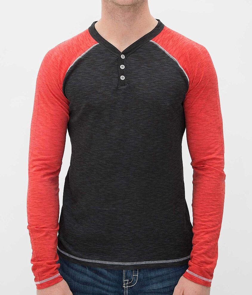 BKE Davis Thermal Henley front view