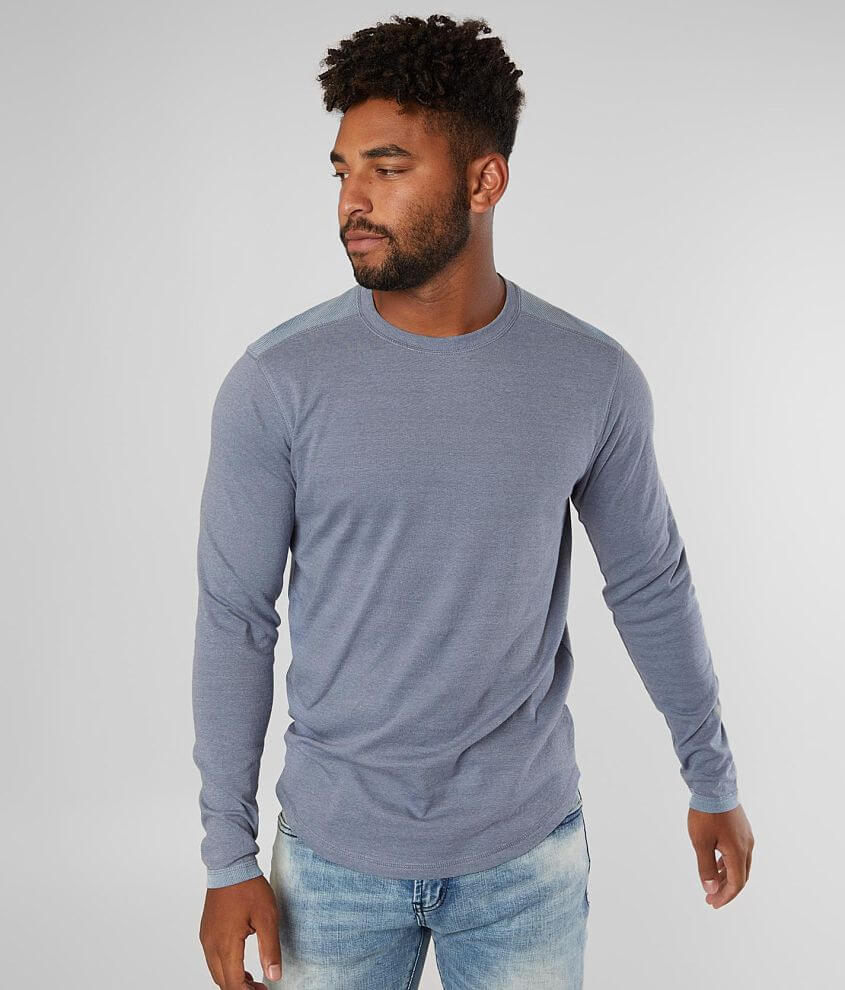BKE Pieced Crew Neck T-Shirt front view