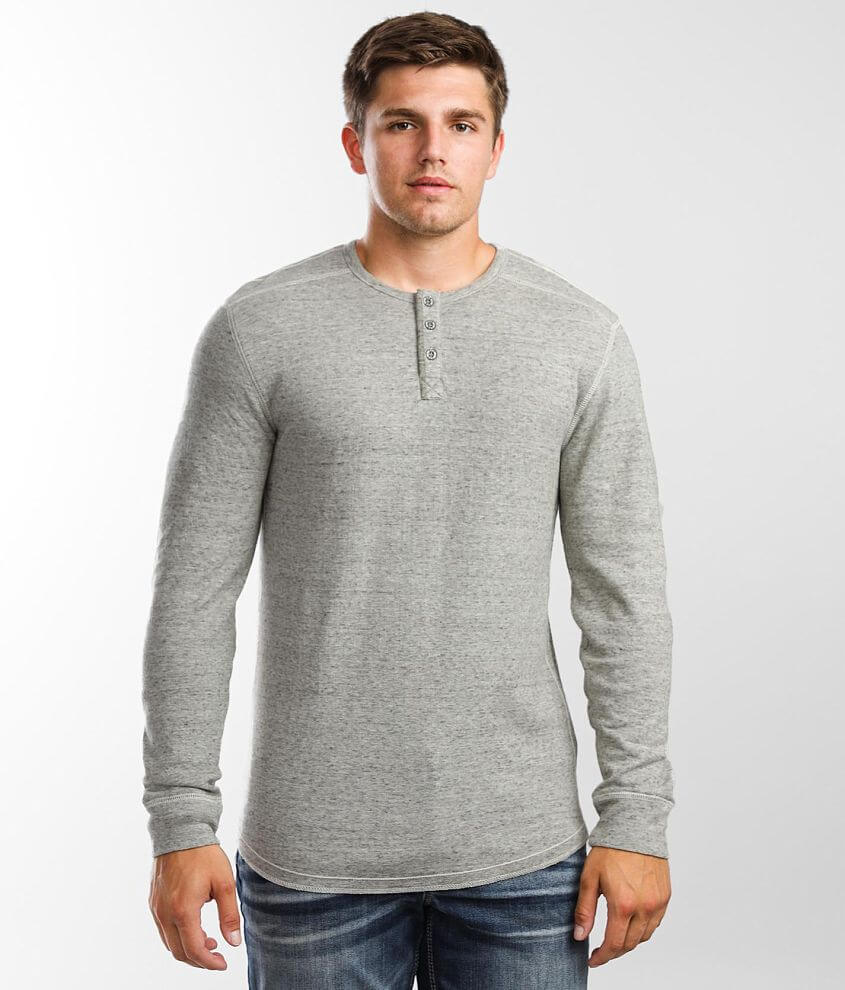 BKE Marled Henley front view