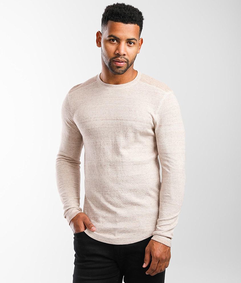 BKE Marled Crew Neck Pullover front view