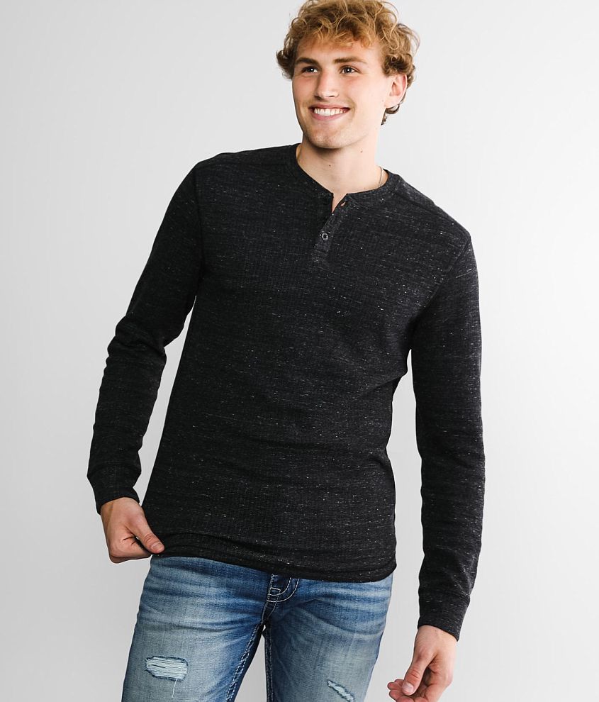 BKE Marled Henley front view