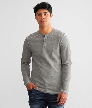BKE Marled Henley front view