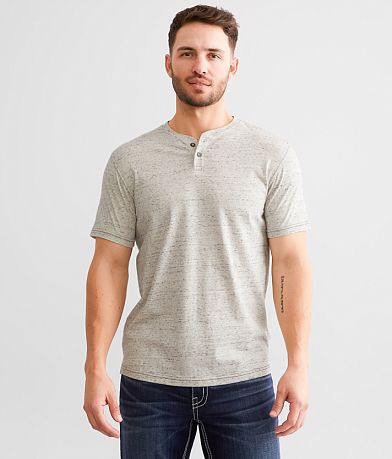 BKE Marled Henley front view