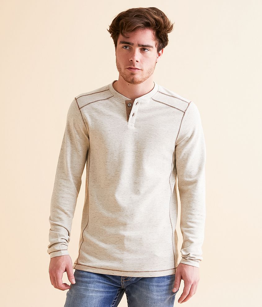 BKE Knit Henley front view