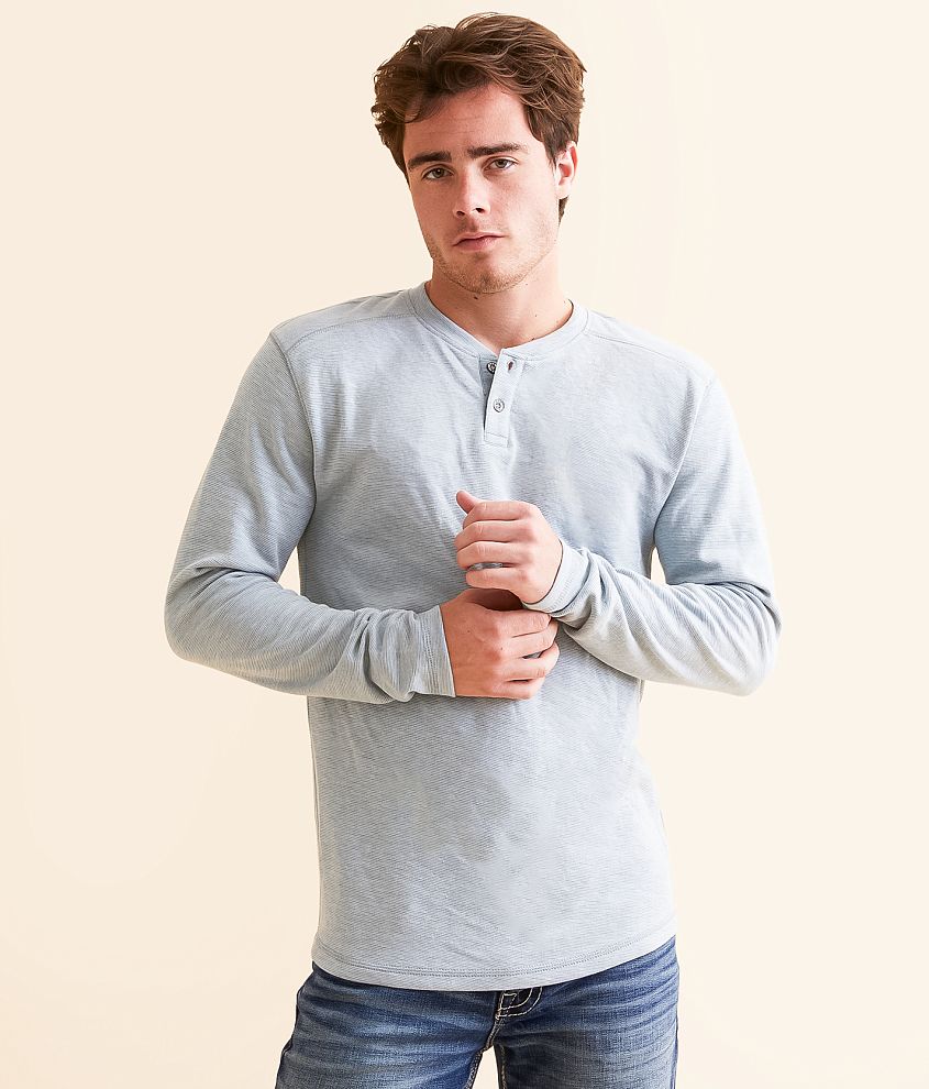 BKE Knit Henley front view