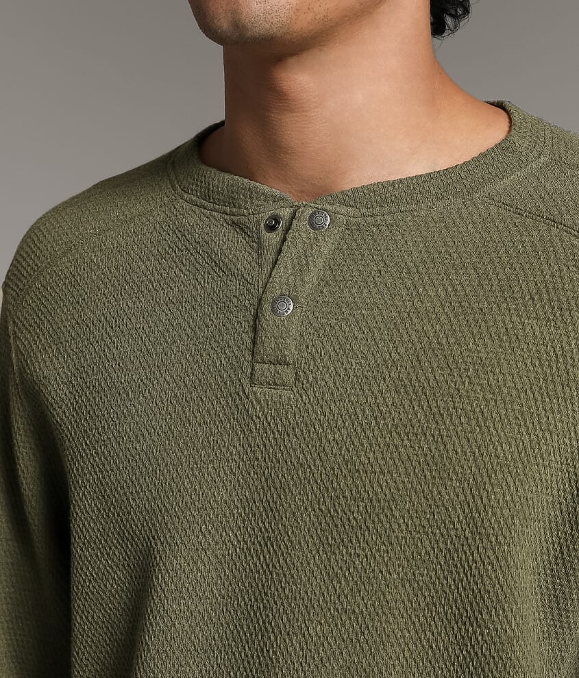 Pieced Snap Henley