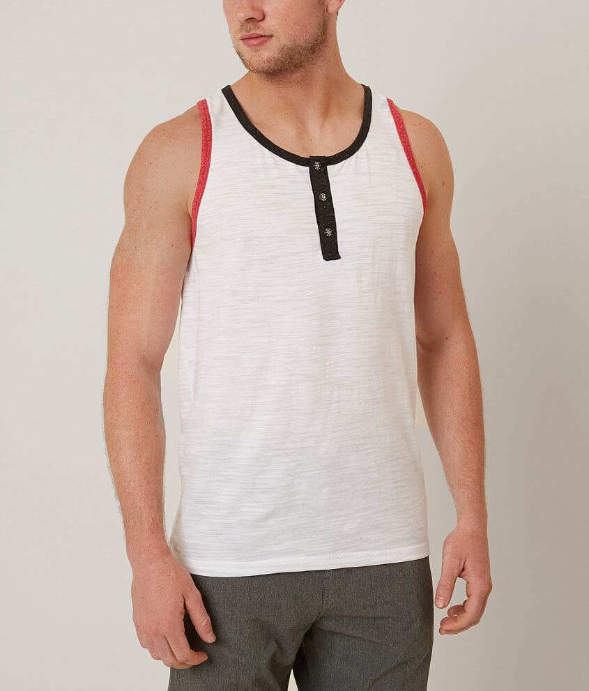 BKE Nells Henley Tank Top front view