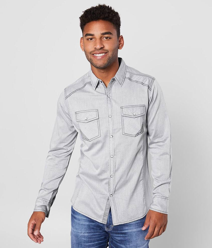 BKE Solid Standard Shirt front view