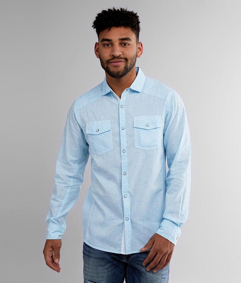 BKE Heathered Standard Shirt front view