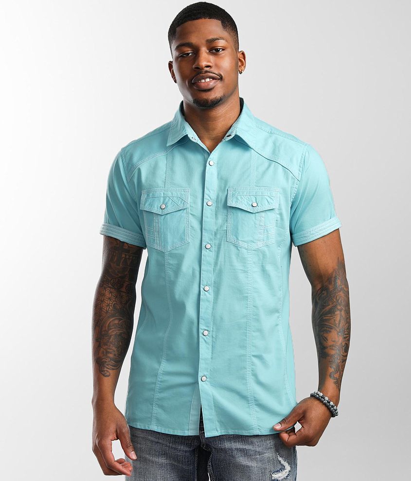 BKE Solid Standard Stretch Shirt front view
