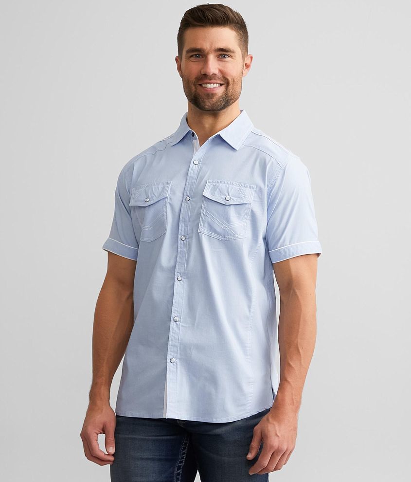 BKE Solid Standard Stretch Shirt front view