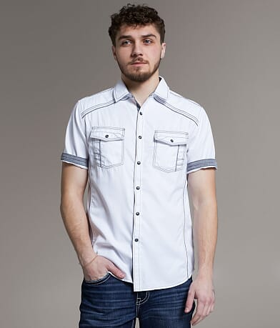 BKE Textured Athletic Shirt front view