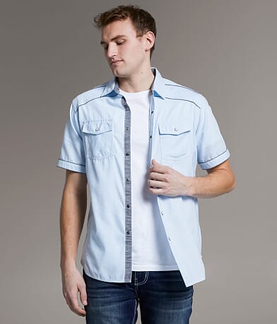 BKE Textured Athletic Shirt front view