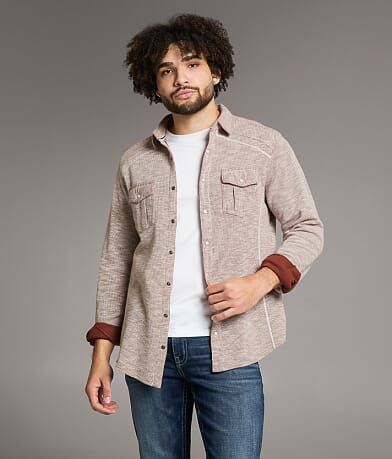 BKE Flannel Athletic Shirt front view