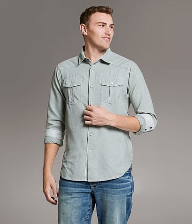 BKE Textured Standard Shirt front view