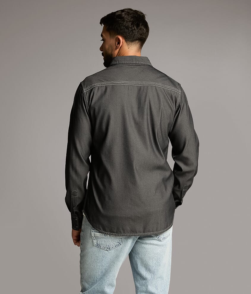 Embroidered Athletic Stretch Shirt