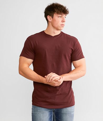 Nova Industries Textured Knit T-Shirt - Men's T-Shirts in Taupe