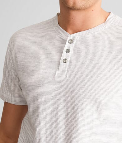BKE Striped Henley misc detail 1 view