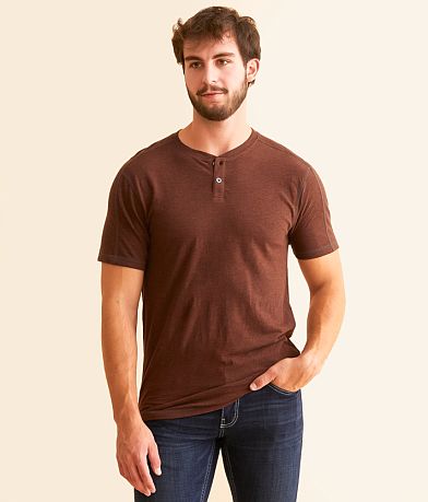 BKE Striped Henley front view
