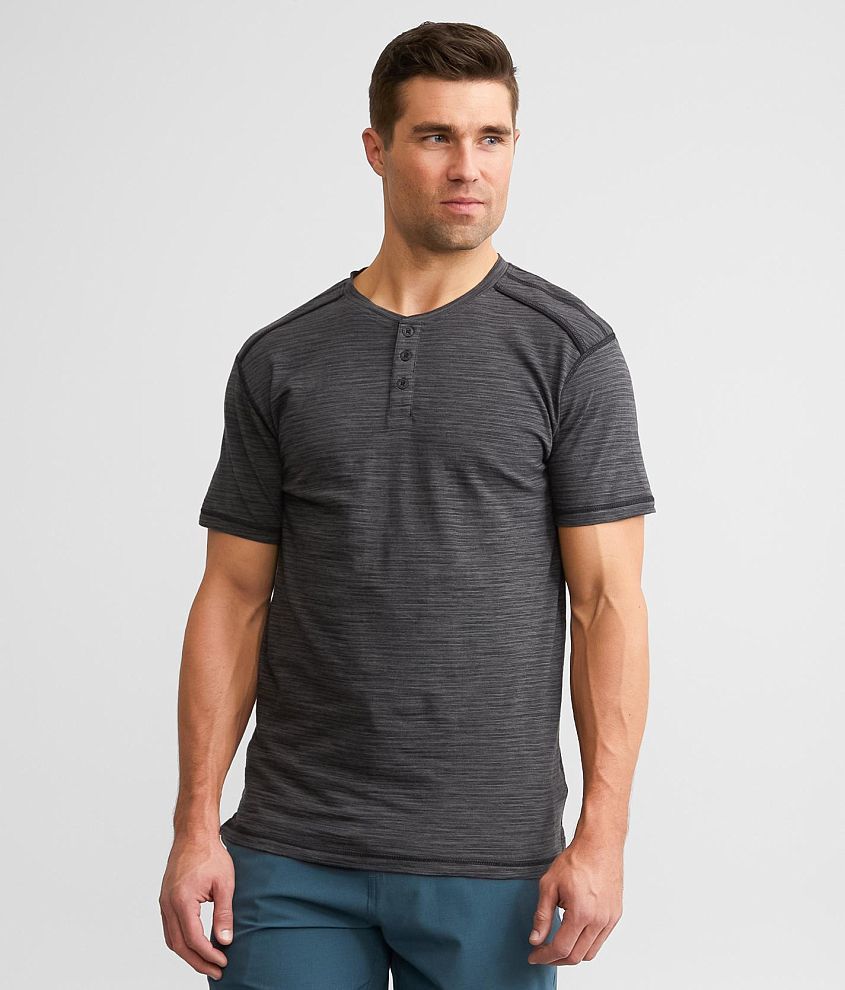 BKE Marled Henley front view