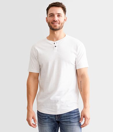 BKE Marled Henley front view