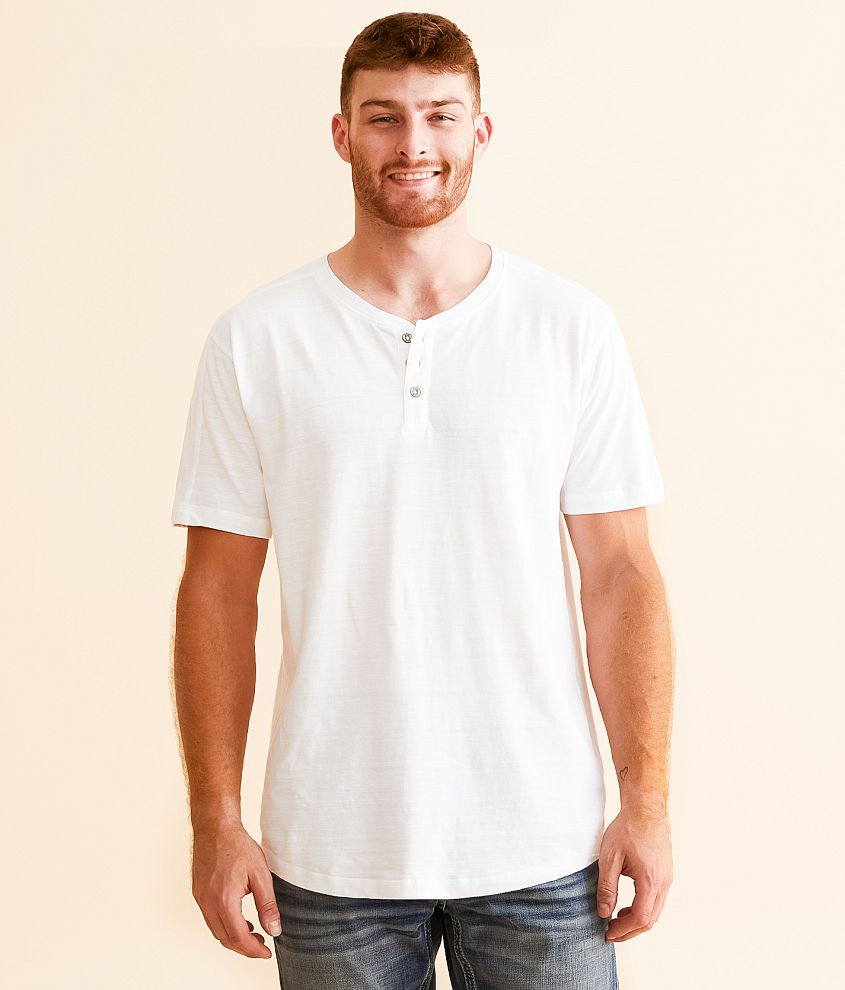 BKE Marled Henley front view