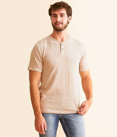 BKE Marled Henley front view