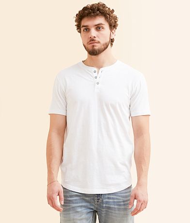 BKE Bio Slub Henley front view
