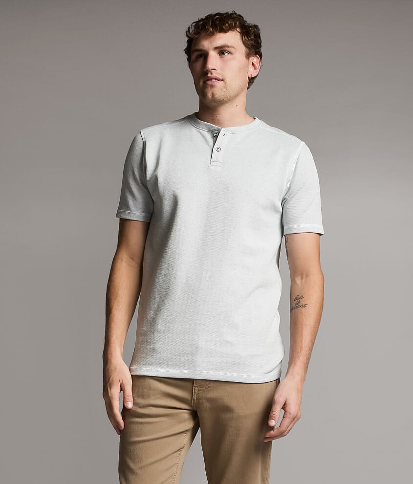 Contrast Stitch Henley