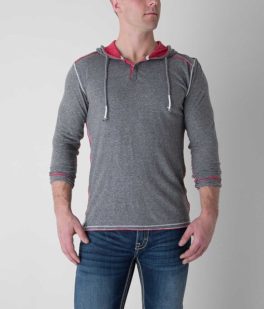 BKE Jackson Henley Hoodie front view