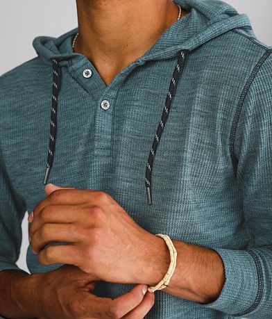 BKE Thermal Henley Hoodie misc detail 1 view